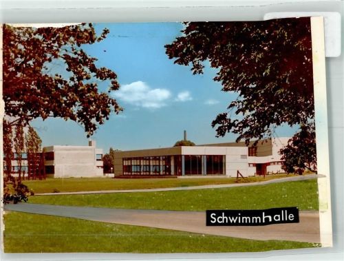 Wettringen Schwimmhalle Ort handschriftlich Foto Original aus Archiv eines Ansichtskartenverlags