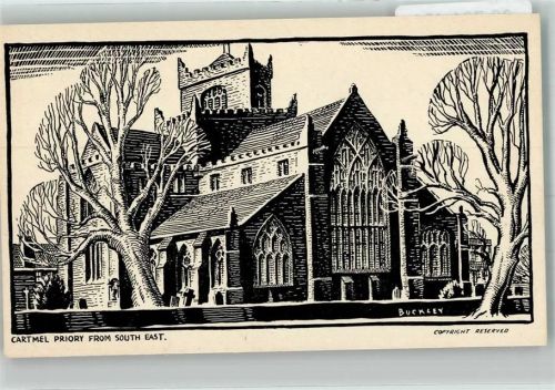 Carlisle sign. Buckley Cartmel Priory Kirche