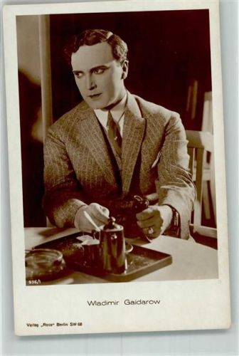 Wladimir Gaiderow 936/1 Ross Verlag Theaterschauspieler Foto AK