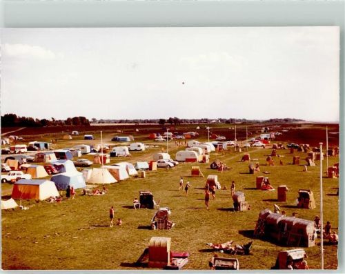 Wremen Campingpaltz Ort handschriftlich Foto Original aus Archiv eines Ansichtskartenverlags