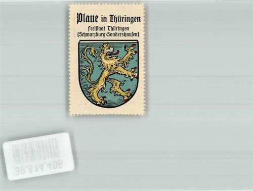 Plaue Freistaat Thüringen Schwarzburg-Sondershausen