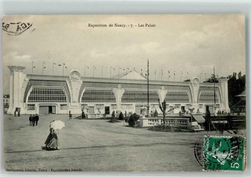 Nancy Exposition les Palais Briefmarke Bildseite