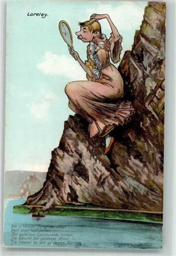 Loreley Humor Spruch Spiegel