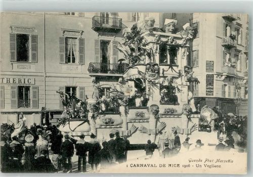 Nice 1906 Nr. 1 Guende Photo Marseille , Un Veglione
