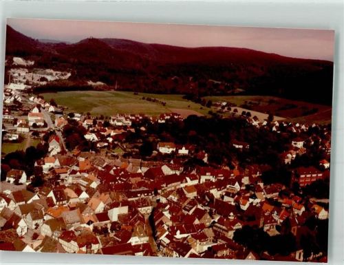 Stadtoldendorf Fliegeraufnahme des Ortes Foto Original aus Archiv eines Ansichtskartenverlags Ort handschriftlich