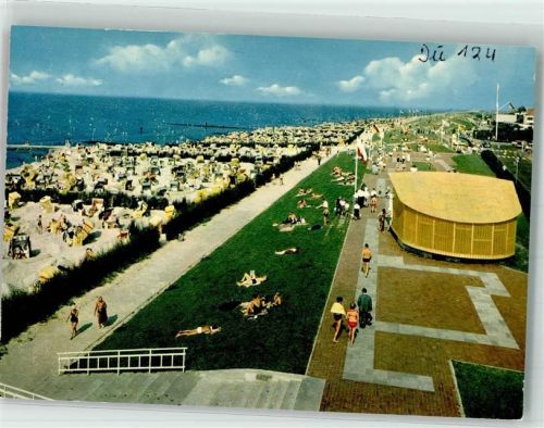 Duhnen Schwimmbad Strand Kurpromenade