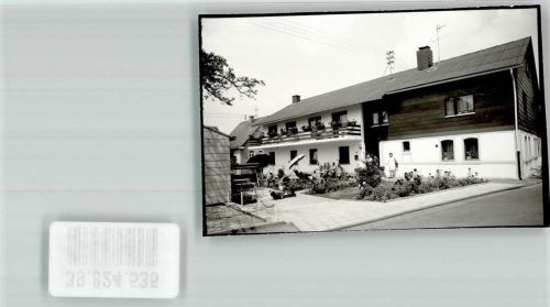 Unnau Pension Ort handschriftlich Foto Original aus Archiv eines Ansichtskartenverlags