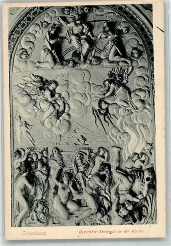 Lütjenburg Reventlov-Denkmal in der St. Michaelis Kirche Verlag Julius Simonsen No. 128