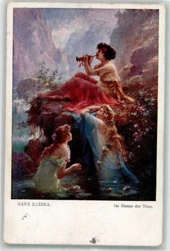1921 Nixen Im Banne der Töne Seerosen