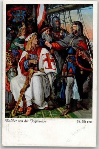 Walther von der Vogelweide sign. Ed. Ille Verlag FPhG Serie 248 Nr. 4429
