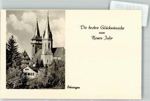 Öhringen Stiftskirche Neujahr Glückwunsch