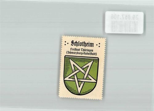 Schlotheim Wappenmarke Kaffee Hag Nr. 81