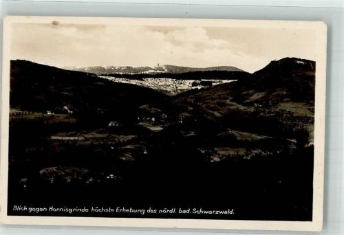 Hornisgrinde 1935 Der Berg mit dem Bismarckturm Verlag Pache