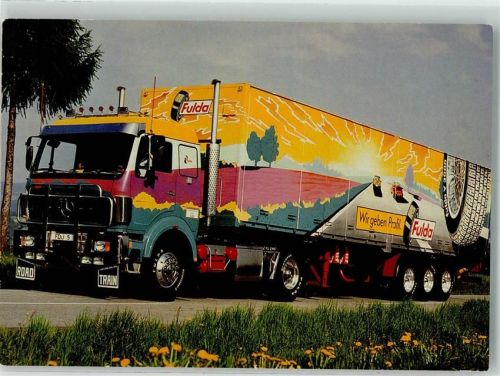 Mercedes Road Train zum schönsten Truck Europas gekürt Werbung : Gummiwerke Fulda Promotion Truck
