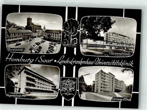 Homburg Krankenhaus Universitätsklinik Nervenklinik Marktplatz