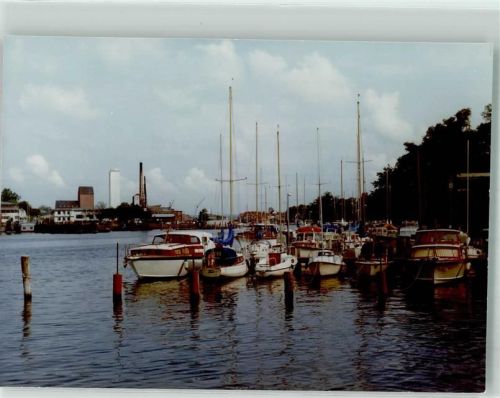 Neustadt Foto Original aus Archiv eines Ansichtskartenverlags Yachthafen Ort handschriftlich