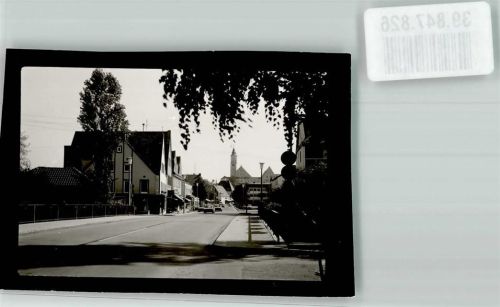 Babenhausen Strasse Ort handschriftlich Foto Original aus Archiv eines Ansichtskartenverlags