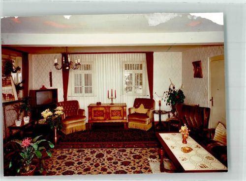 Hetzbach Pension Lindenhof Ort handschriftlich Foto Original aus Archiv eines Ansichtskartenverlags
