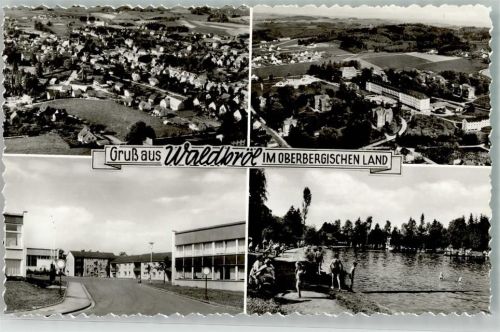 Waldbröl Freibad Foto Original aus Archiv eines Ansichtskartenverlags