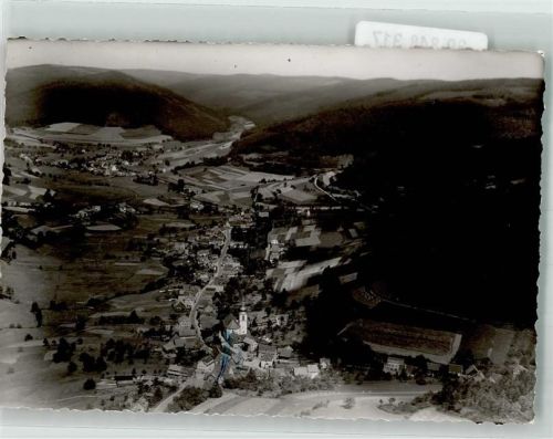 Ober-Schönmattenwag Fliegeraufnahme Ort handschriftlich Foto Original aus Archiv eines Ansichtskartenverlags