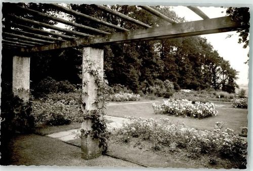 Schötmar Rosengarten am Schloss Foto Original aus Archiv eines Ansichtskartenverlags