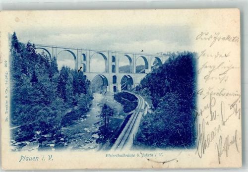 Jocketa 1899 Elstertalbrücke