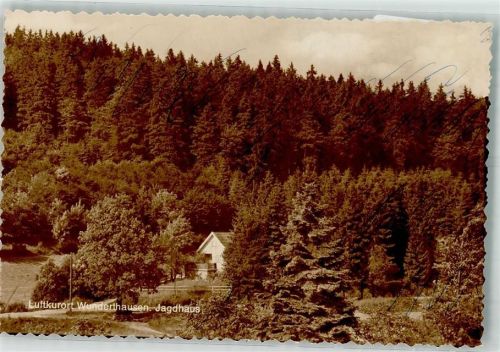 Wunderthausen Jagdhaus Foto Original aus Archiv eines Ansichtskartenverlags