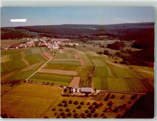 Scheiden Vogelschau Ort handschriftlich Foto Original aus Archiv eines Ansichtskartenverlags
