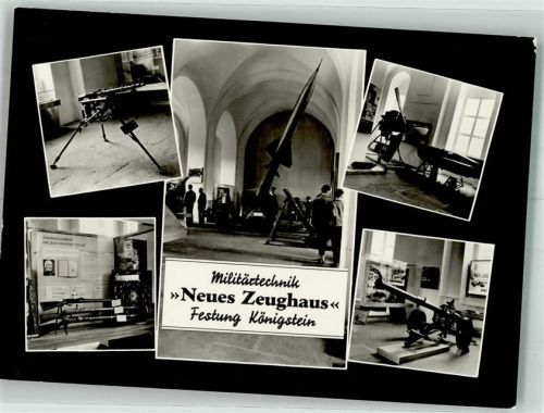 Königstein 1965 Militärtechnik Neues Zeughaus Festung Königstein