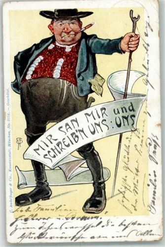 1904 Humor Typen