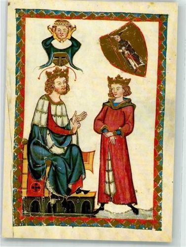 Heidelberg König Tyro von Schotten u. Fridebrant sein Sohn König Konradin der Junge