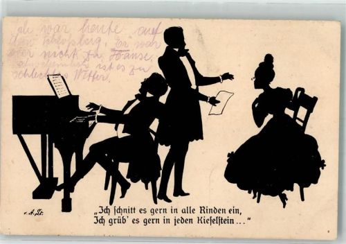 1918 Komponist Schubert, Franz Hausmusik
