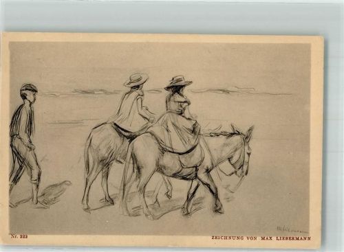 Leipzig Reitende Frauen Museum d. bildenden Künste EAS Nr. 222