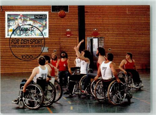 6/90 Für den Sport Erstausgabetag 1990 Behindertensport