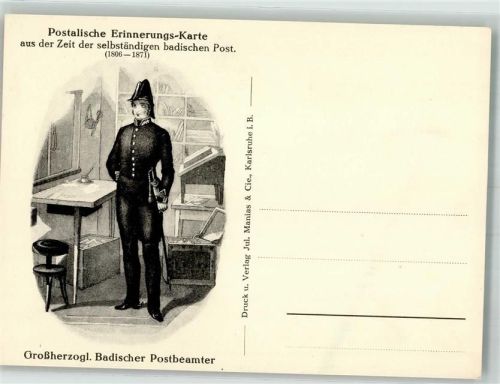 Großherzogl. Badischer Postbeamter 1806-1871