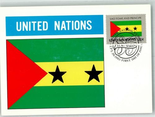 Flaggen der Nationen 1985 Sao Tome u. Principe