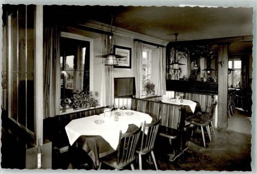 Bodolz Gasthaus Küberle Gaststube Ort handschriftlich
