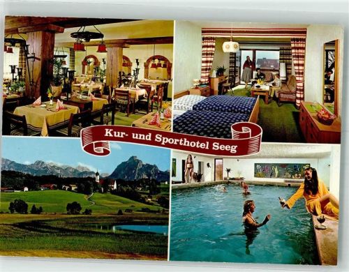 Seeg Sport- und Kurhotel Seeg Schwimmbad St. Ulrich Kirche Fotograf Franz Milz
