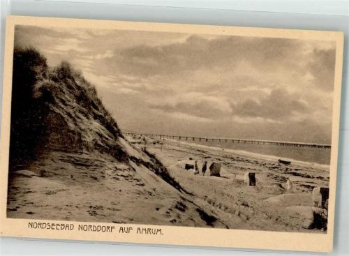 Norddorf Dünen Strand und Seebrücke