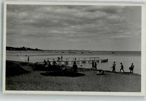 Haffkrug Schwimmbad Strand Ort handschriftlich