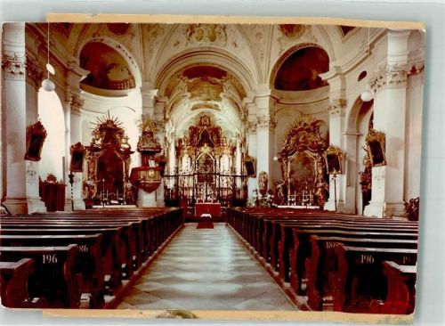 Rinchnach Kloster- Kirche Ort handschriftlich Foto Original aus Archiv eines Ansichtskartenverlags