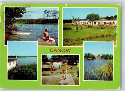 Wustrow 1983 Schwimmbad Pension Textima Campingplatz Canow