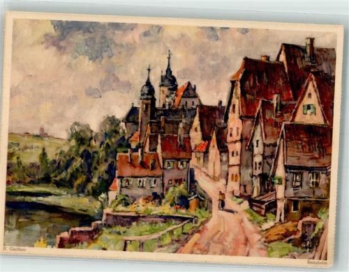 Besigheim sign. Gleißner, H. Werbung Eduscho