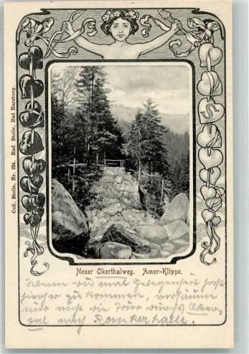 Oker Amorklippe am Neuen Okerthalweg Jugendstil Verlag Stolle Nr. 324