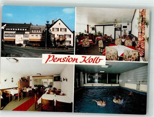 35767 W6349 Breitscheid , Hess - Pension Kolb Schwimmbad