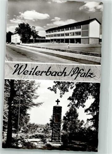 Weilerbach Schule und Kriegerdenkmal