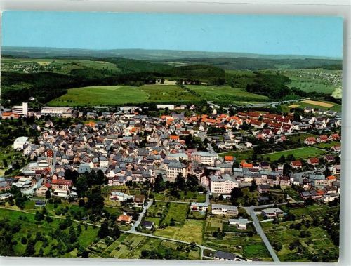 Höhr-Grenzhausen Fliegeraufnahme des Ortsteiles Grenzhausen