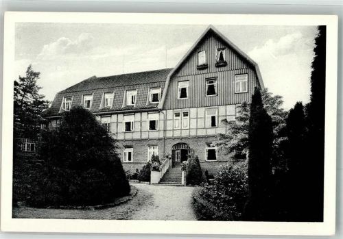Jesteburg Haupteingang zum Sanatorium