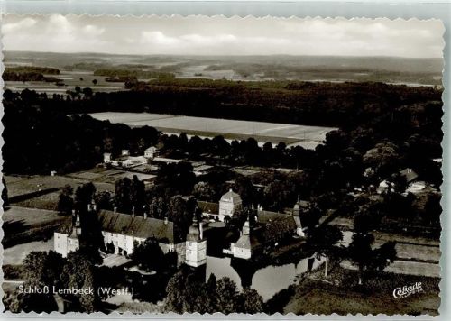 Lembeck Fliegeraufnahme Schloss Lembeck