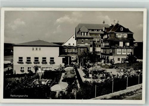 Möttlingen 1935 Pension christl. Erholungsheim Rettungsarche Landpost